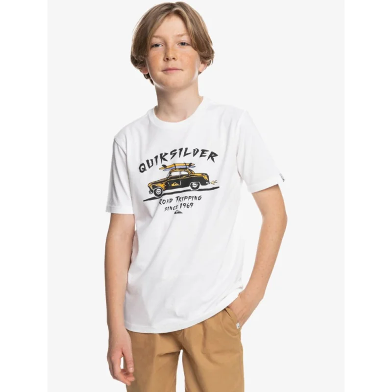 T-SHIRT QUIKSILVER BEACH TRIPS Top Vente
