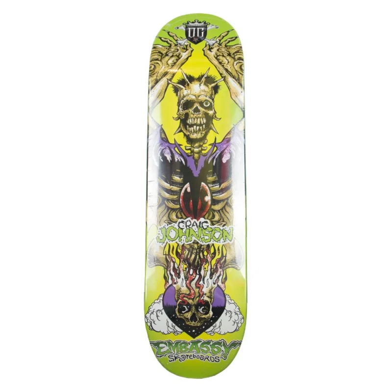 Super Prix PLANCHE DE SKATE EMBASSY CRAIG JHONSON 8.5‘‘