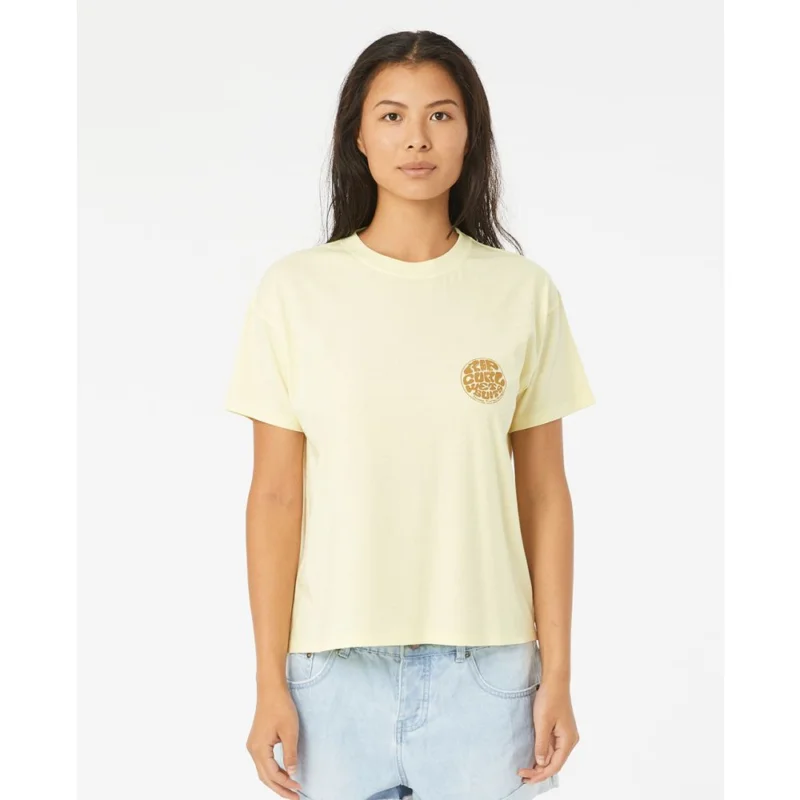T-SHIRT RIP CURL WETTIE ICON RELAXED Seulement Aujourd'hui