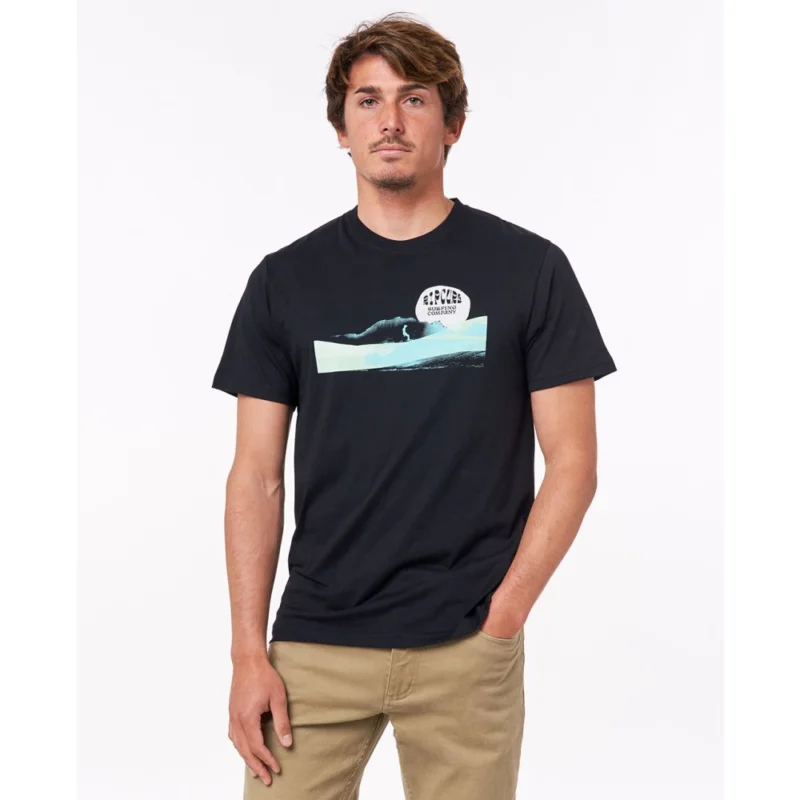 Populaire T-SHIRT RIP CURL DOWN THE LINE STRIPE