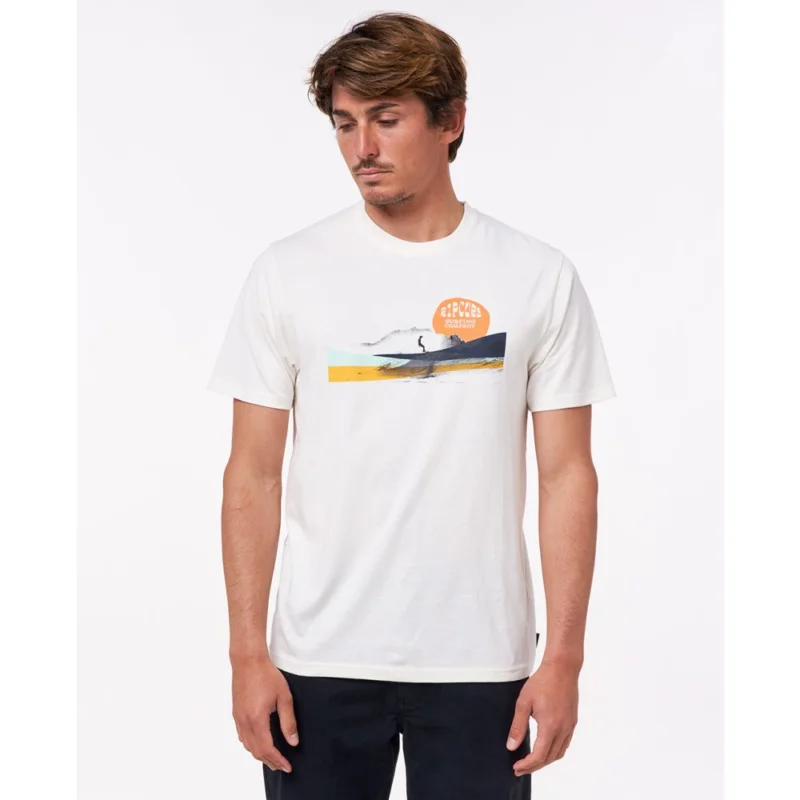 Commander Vite T-SHIRT RIP CURL DOWN THE LINE STRIPE