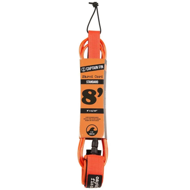 Populaire LEASH CAPTAIN FIN SHRED CORD COMP 8‘