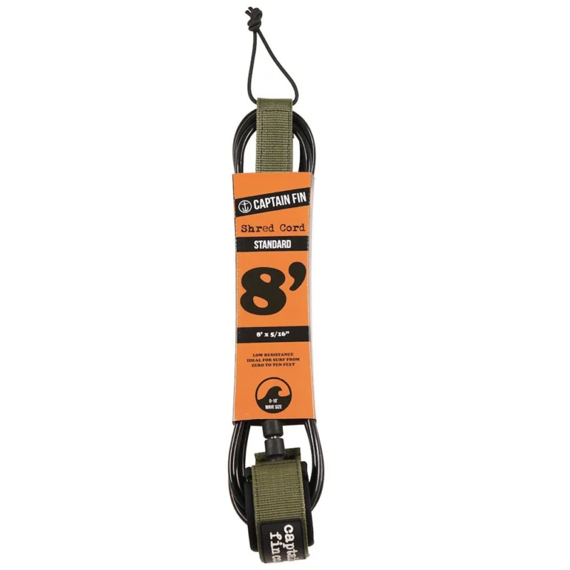 LEASH CAPTAIN FIN SHRED CORD COMP 8‘ Certifié