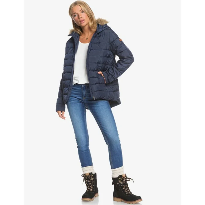 MANTEAU ROXY ROCK PEAK FUR Prix Cassé
