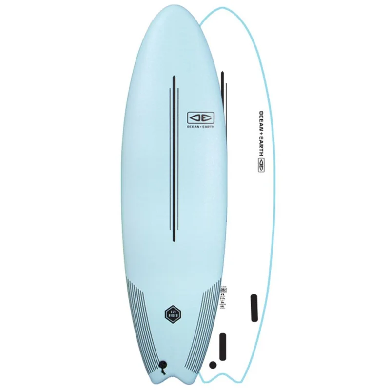 Dernier Modèle PLANCHE DE SURF OCEAN EARTH EZI RIDER 6‘6‘‘ - PASTEL BLUE