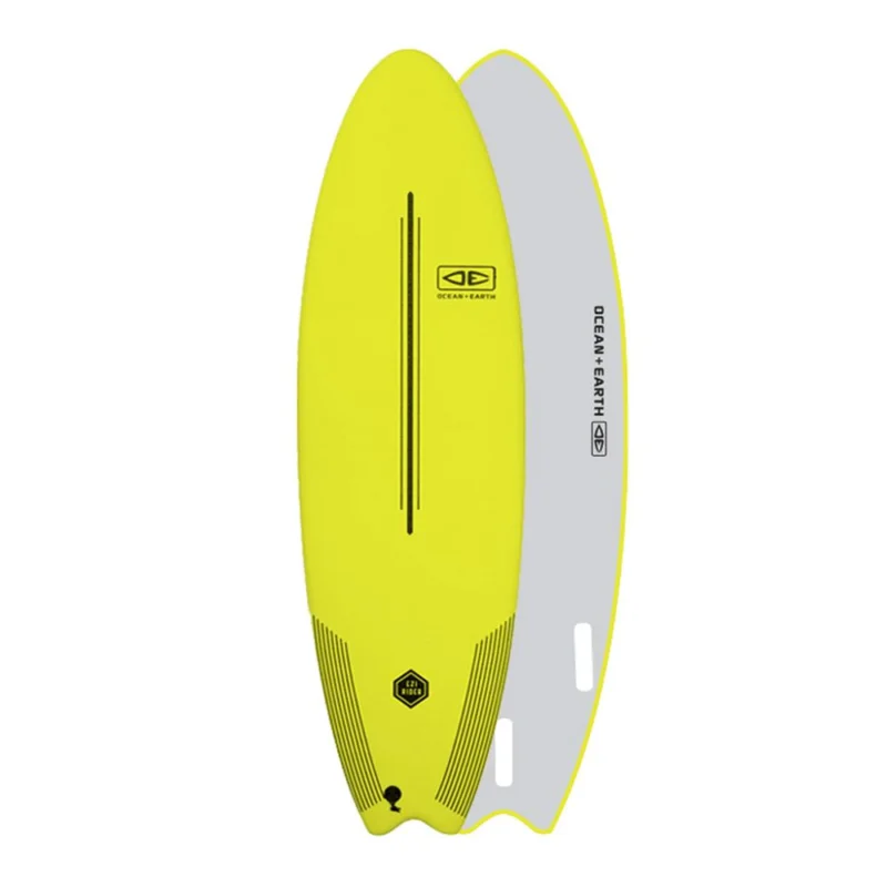 PLANCHE DE SURF OCEAN EARTH EZI RIDER 5‘6‘‘ - LIME Petit Prix