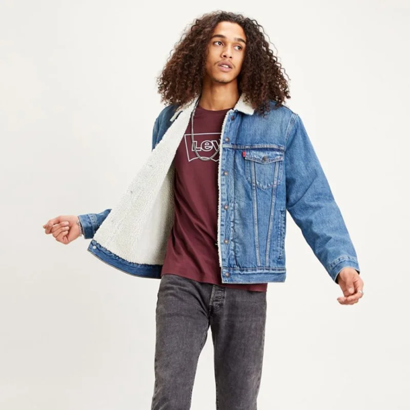 MANTEAU LEVI‘S TYPE 3 SHERPA TRUCKER Acheter En Ligne