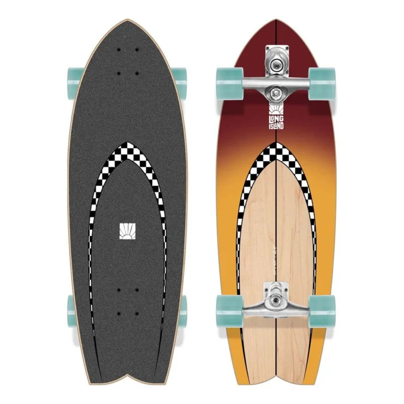 SURF SKATE LONG ISLAND SURF CHECKER 30‘‘ Offre Du Jour