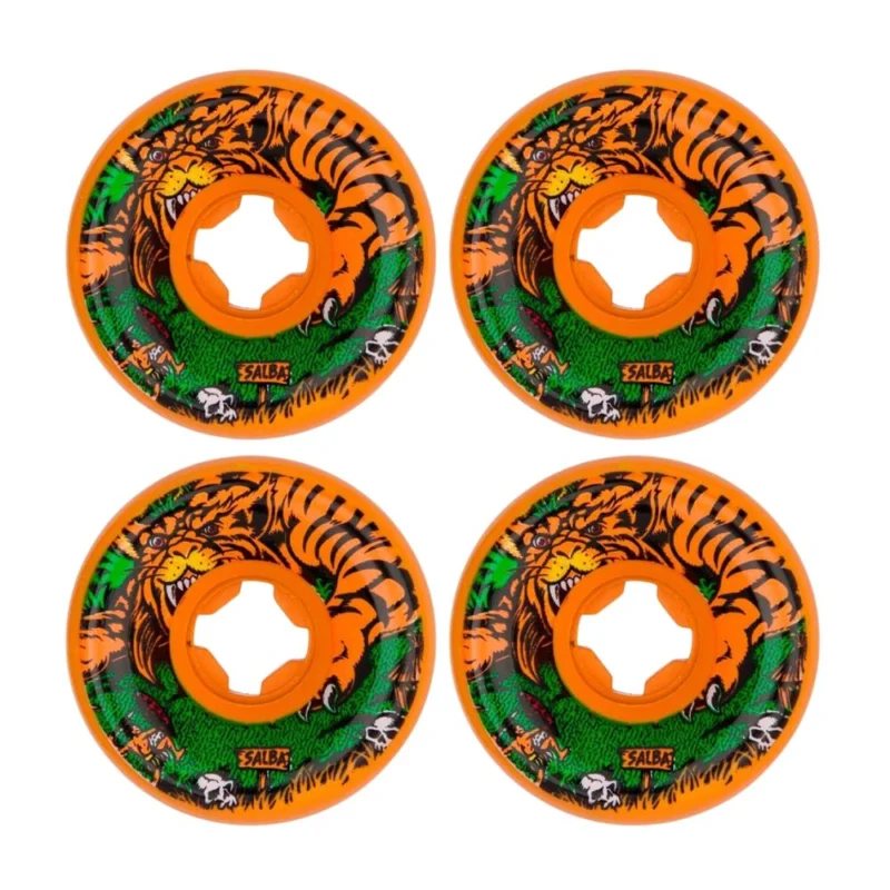ROUES SANTA CRUZ 60MM SALBA TIGER VOMITS 95A Prix Bas