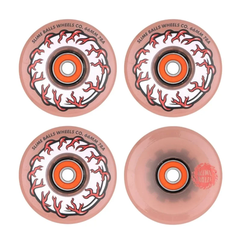 Offre Limitée ROUES SANTA CRUZ 66MM PK EYES LIGHT UPS OG SLIME PK 78A
