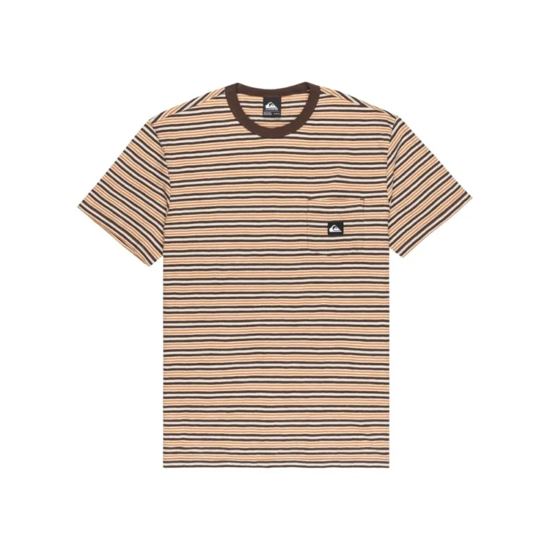 Solde T-SHIRT QUIKSILVER ONYX SS STRIPED