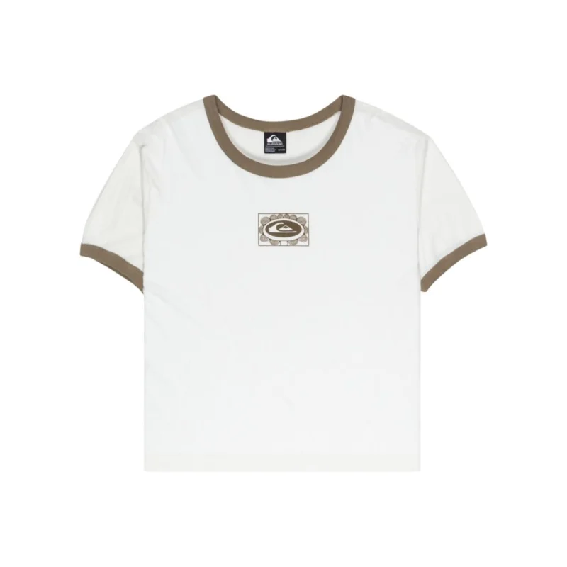 T-SHIRT QUIKSILVER RINGER TEE SCREEN Jusqu'à Épuisement Des Stocks