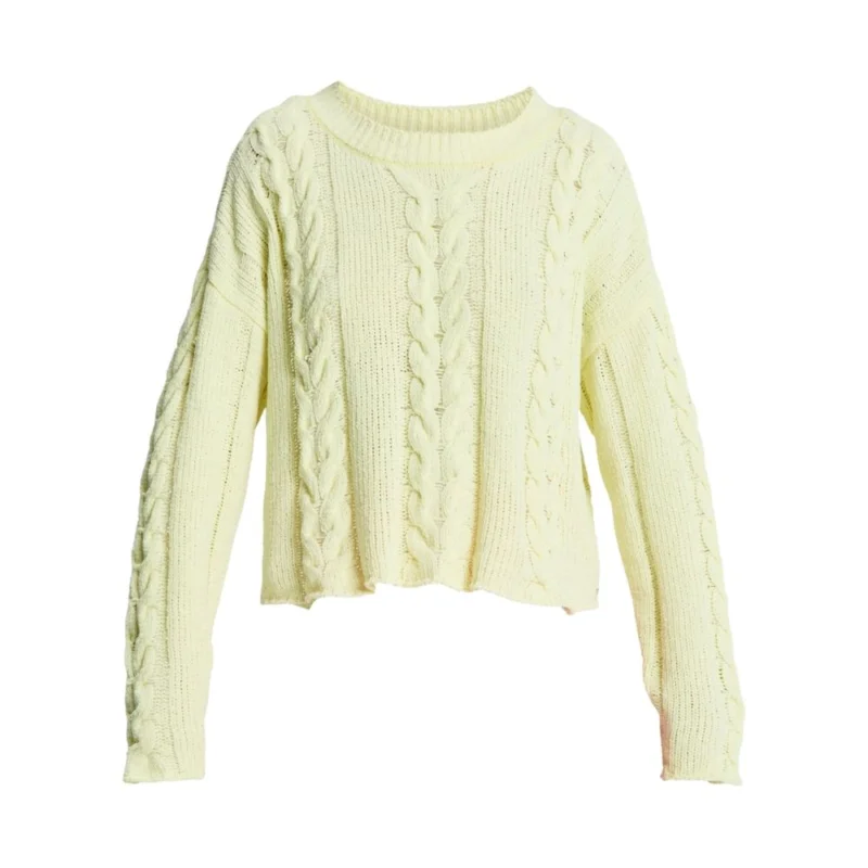 Affaire À Saisir TRICOTE ROXY CHLOE KIM CROPPED CABLE
