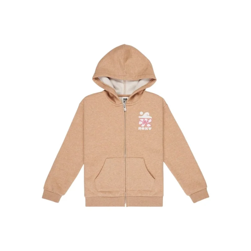 Haute Qualité CAPUCHE ROXY SURF FEELING ZIPPED BRUSHED