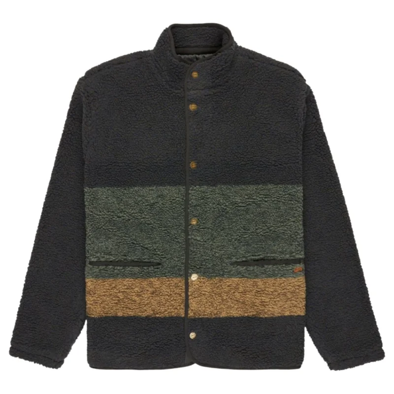 MANTEAU RVCA WESTWOOD SNAP FLEECE Dernier Modèle