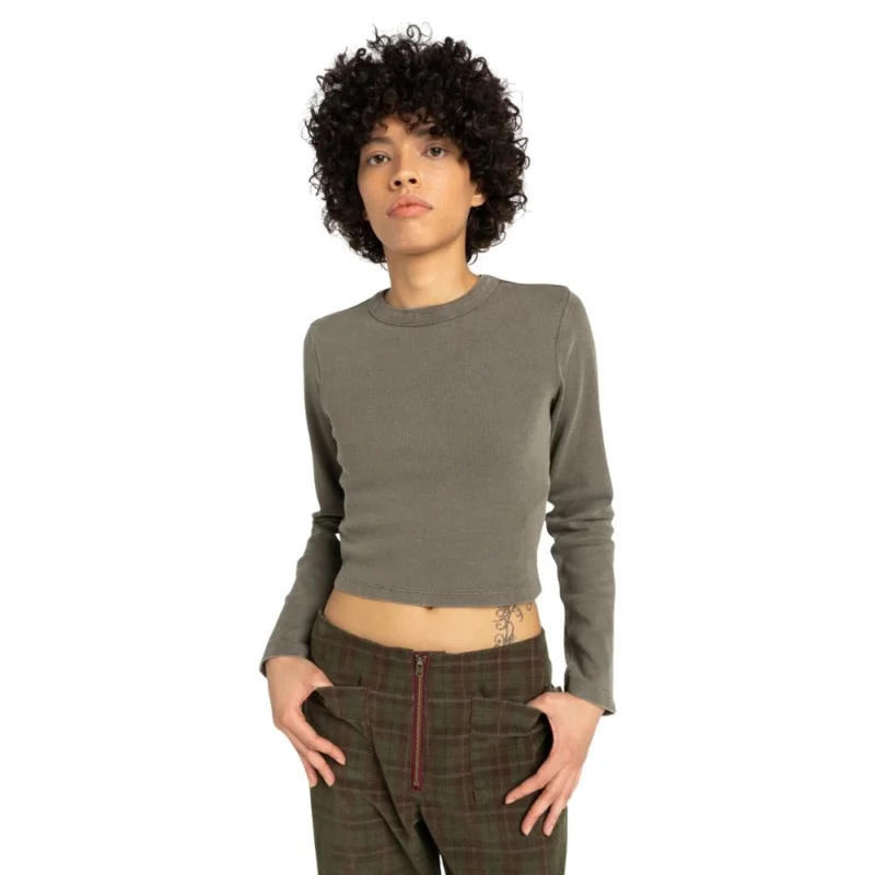 T-SHIRT ELEMENT ICON CROP W Populaire