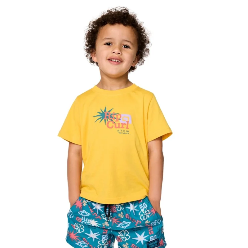 Petit Prix T-SHIRT RIP CURL LET.S SEE THE WAVES TEE