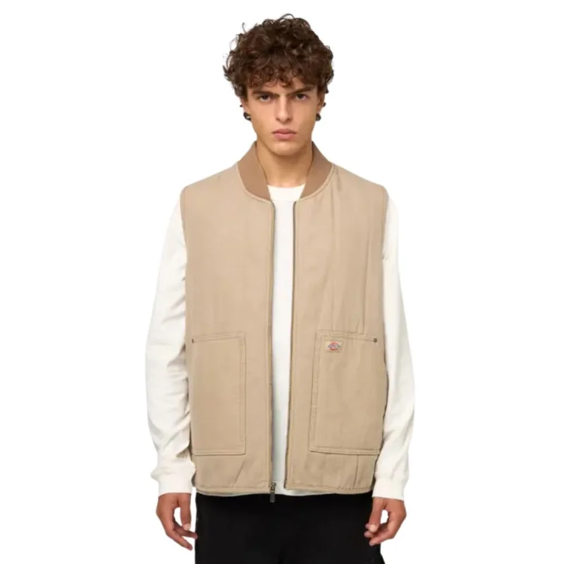 Populaire GILET DICKIES QUILTED CANVAS