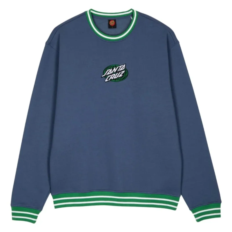Affaire À Saisir PULL SANTA CRUZ GLOBAL OVAL DOT FRONT
