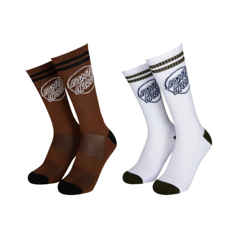 CHAUSSETTES SANTA CRUZ KICK (2 PACK) Meilleur Choix