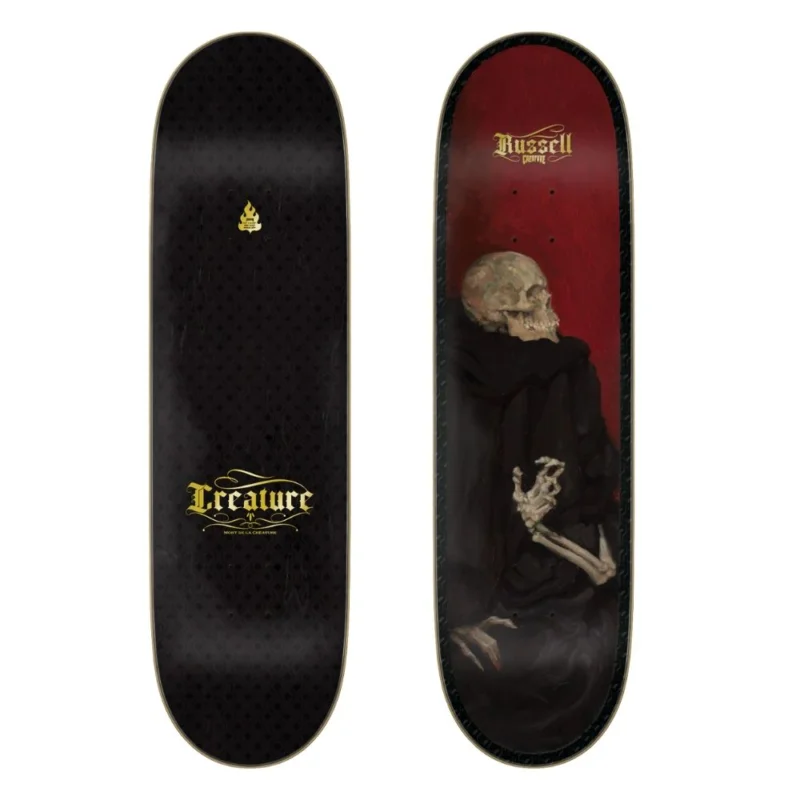 PLANCHE DE SKATE CREATURE RUSSELL LE MORT PRO STUMPS 8.60IN X 31.95 Expédié Aujourd'hui