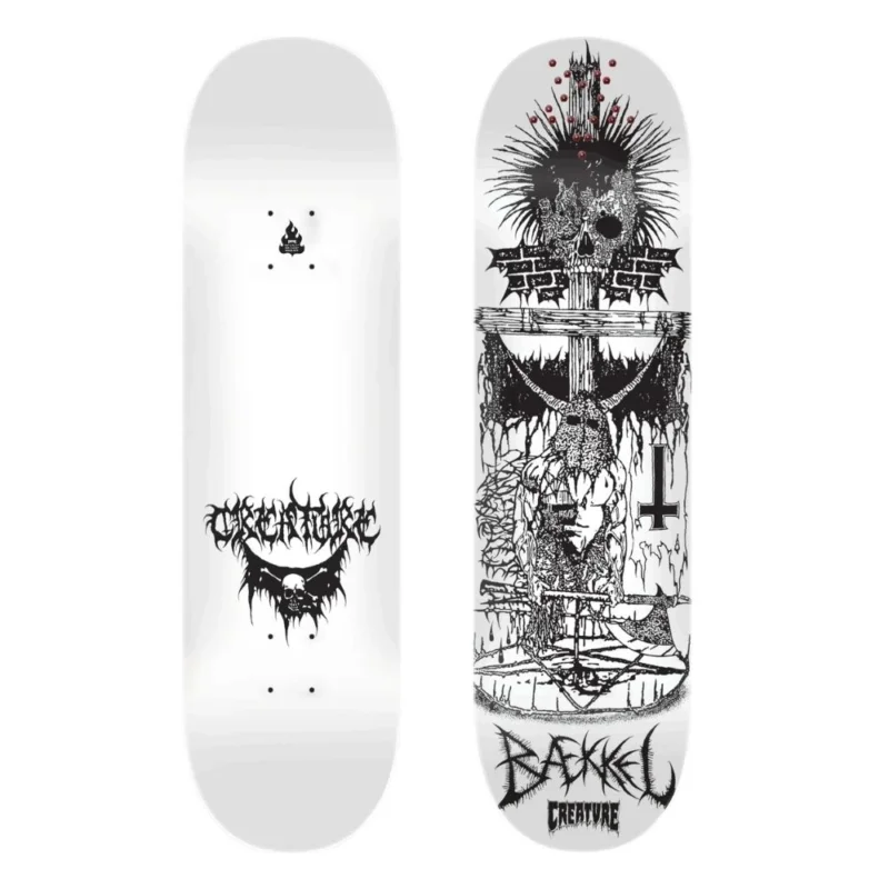 Réduction PLANCHE DE SKATE CREATURE BAEKKEL BLKMTL PRO 8.6‘‘