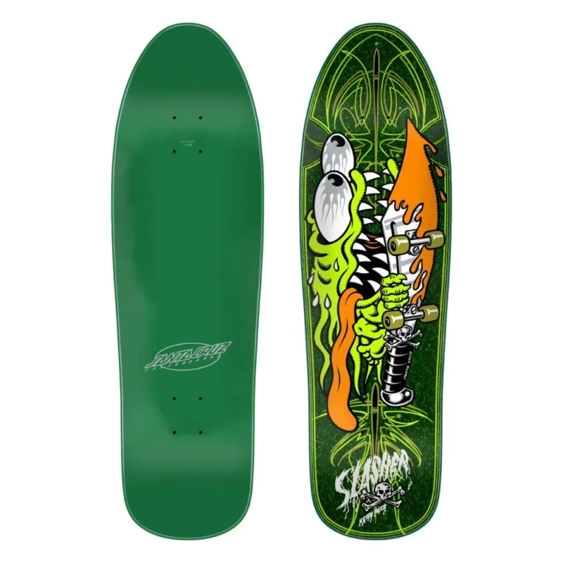 Offre Spéciale PLANCHE DE SKATE SANTA CRUZ MEEK PINSTRIPE SLASHER GREEN PRO 9.23‘‘