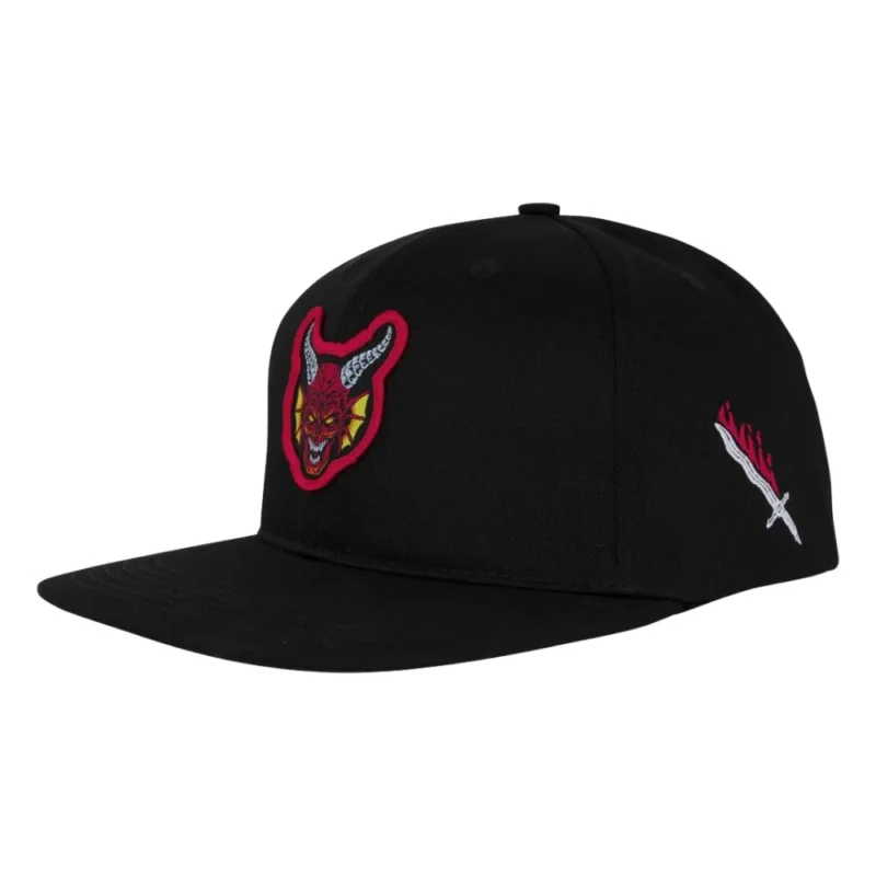 CASQUETTE SANTA CRUZ STRANGER THINGS HELLFIRE CLUB SNAPBACK Haute Qualité