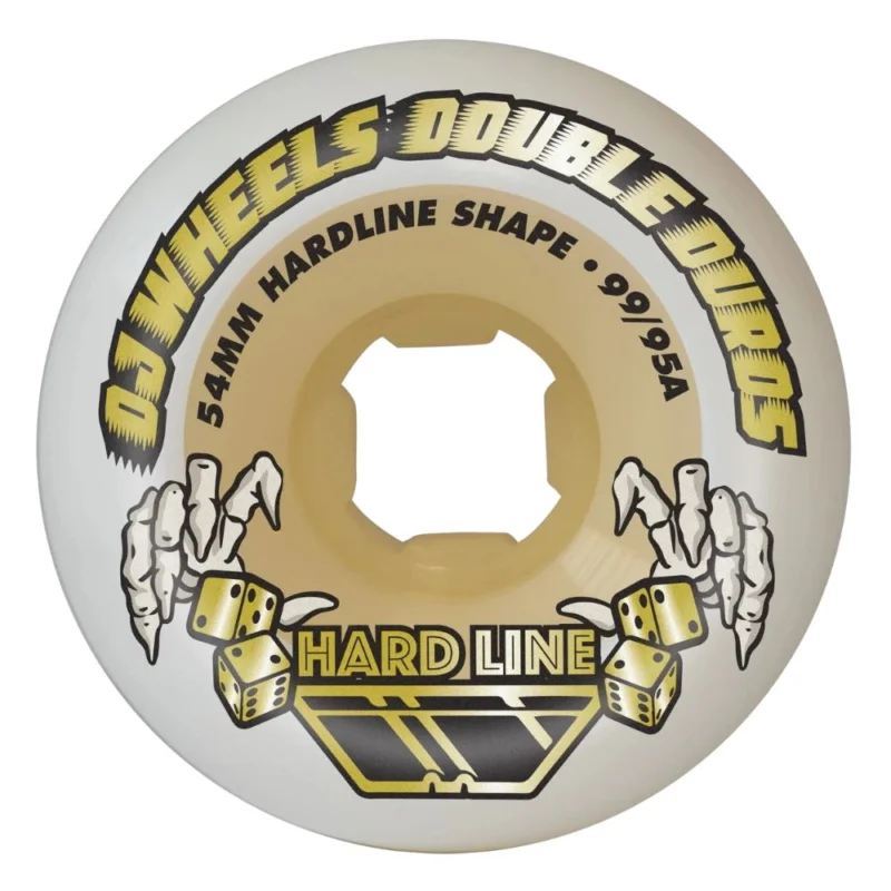 ROUES OJ WHEELS DOUBLE DURO GUM HARDLINE 99A/95A 54MM Quantité Limitée