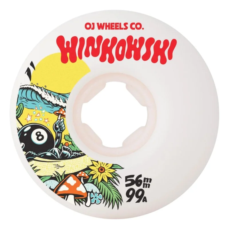 Offre Exclusive ROUES OJ WHEELS ERICK WINKOWSKI MUSHROOM ELITE 56MM