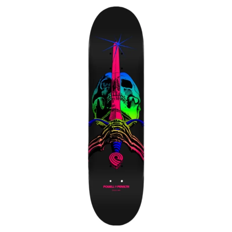 Jusqu'à Épuisement Des Stocks PLANCHE DE SKATE POWELL PERALTA SKULL & SWORD GREEN FADE 8.25"