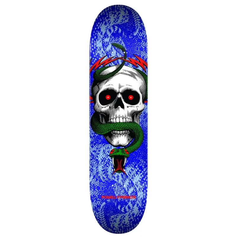 Expédié Aujourd'hui PLANCHE DE SKATE POWELL PERALTA SKULL & SNAKE BLUE 8.25‘‘