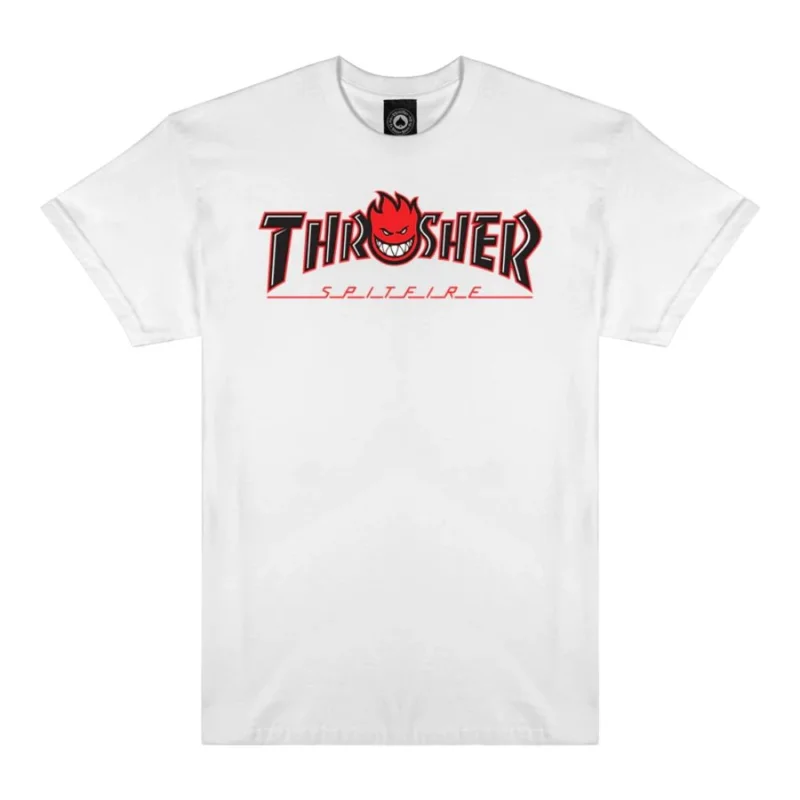 Bon Plan T-SHIRT THRASHER X SPITFIRE - BIG HEAD OUTLINE