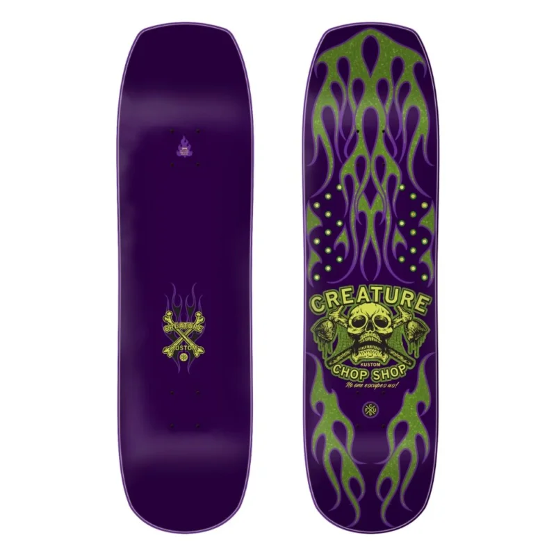 PLANCHE DE SKATE CREATURE CHOP SHOP FLAME 8.50‘‘ Paiement Sécurisé