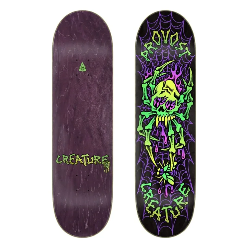 PLANCHE DE SKATE CREATURE PROVOST SKULL SPIDER PRO 8.47‘‘ Promotion Saisonnière