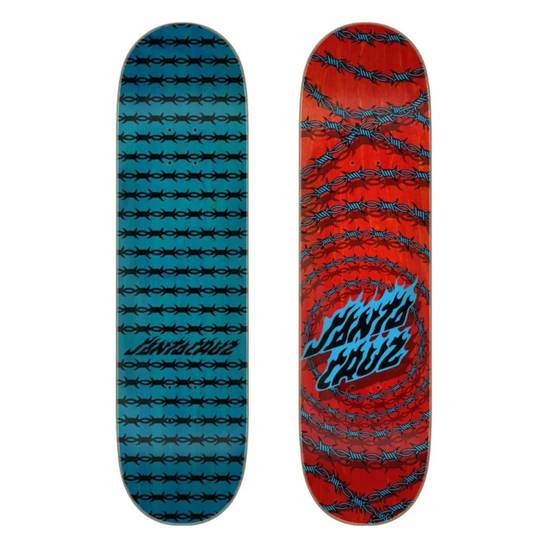 Nouvel Arrivage PLANCHE DE SKATE SANTA CRUZ WIRED FLAME DOT 7 PLY BIRCH 8.25‘‘