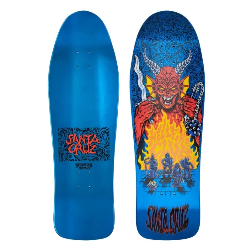 Vente Flash PLANCHE DE SKATE SANTA CRUZ STRANGER THINGS KNOX HELLFIRE 10.07‘‘
