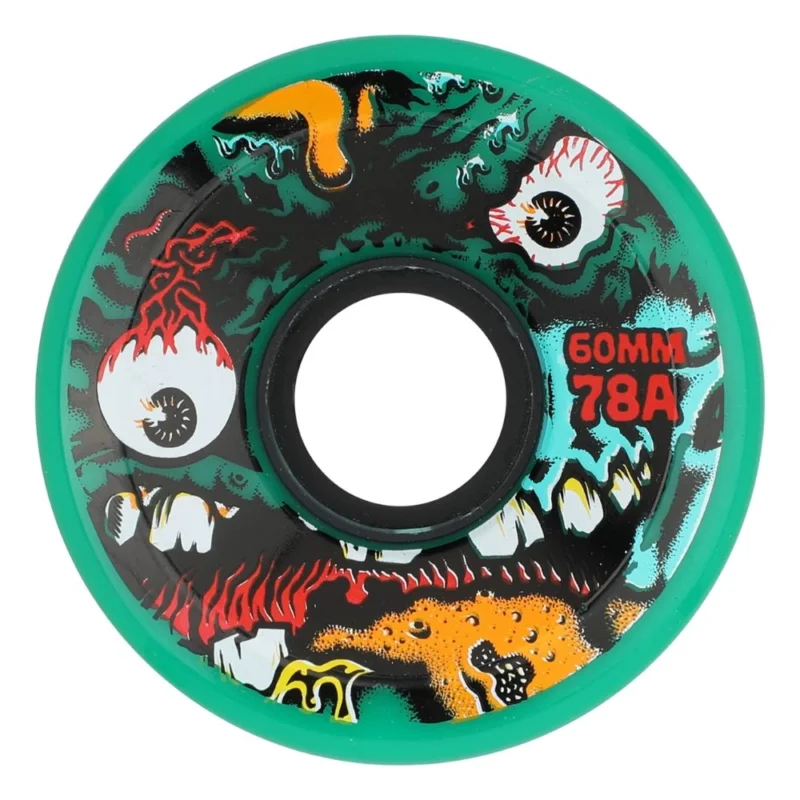 ROUES SANTA CRUZ ROSKOPP FACE TWO REISSUE OG SLIME 60MM Promotion Saisonnière