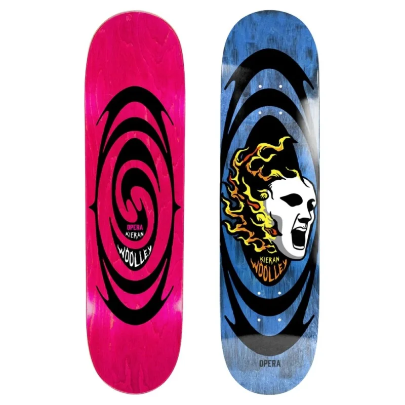 PLANCHE DE SKATE OPERA KIERAN WOOLLEY SCREAMING MASK EX7 8.5‘‘ Jusqu'à Épuisement Des Stocks