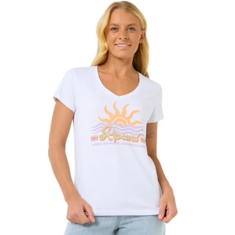 Pas Cher T-SHIRT RIP CURL CALA V-NECK