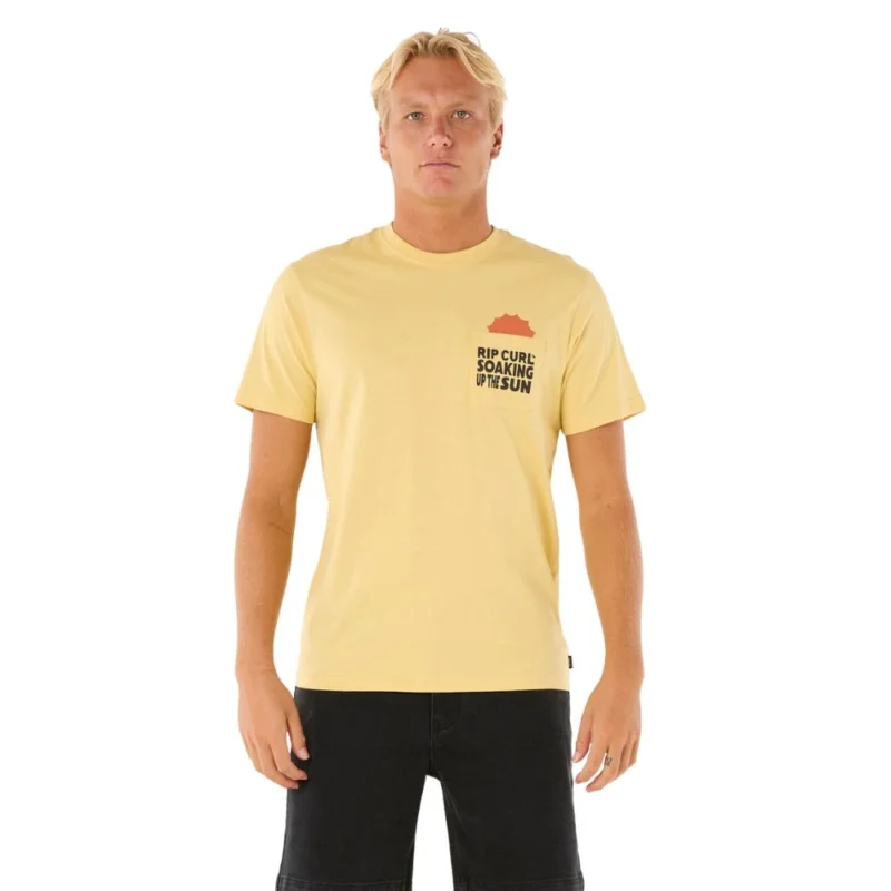 Offre Du Jour T-SHIRT RIP CURL SUN SOAKER POCKET