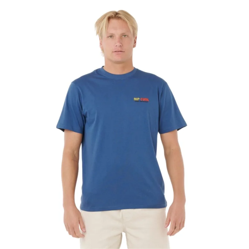 T-SHIRT RIP CURL SURF REVIVAL LINED UP Dernière Chance