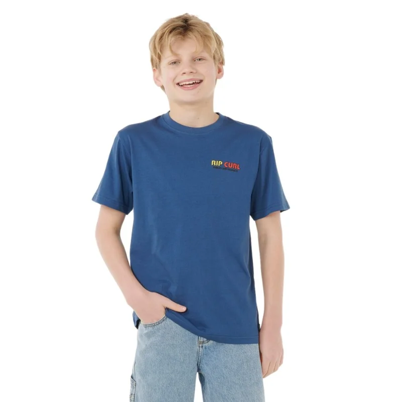 T-SHIRT RIP CURL SURF REVIVAL LINED UP Prix Réduit