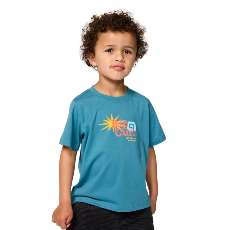 Offre Du Jour T-SHIRT RIP CURL LET.S SEE THE WAVES