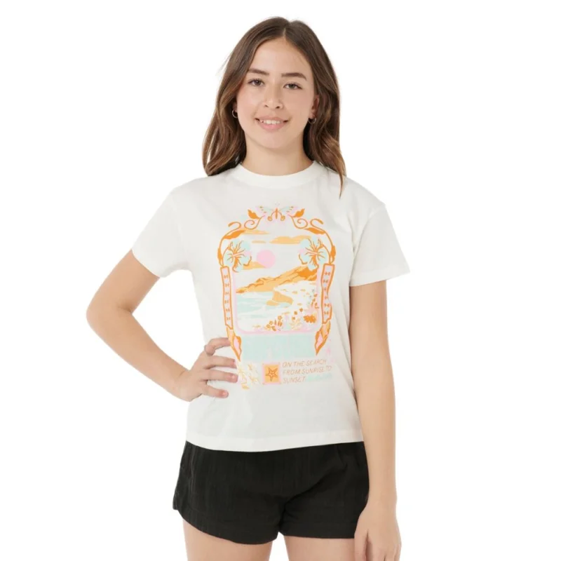 T-SHIRT RIP CURL SUNSET SKIES ART Seulement Aujourd'hui