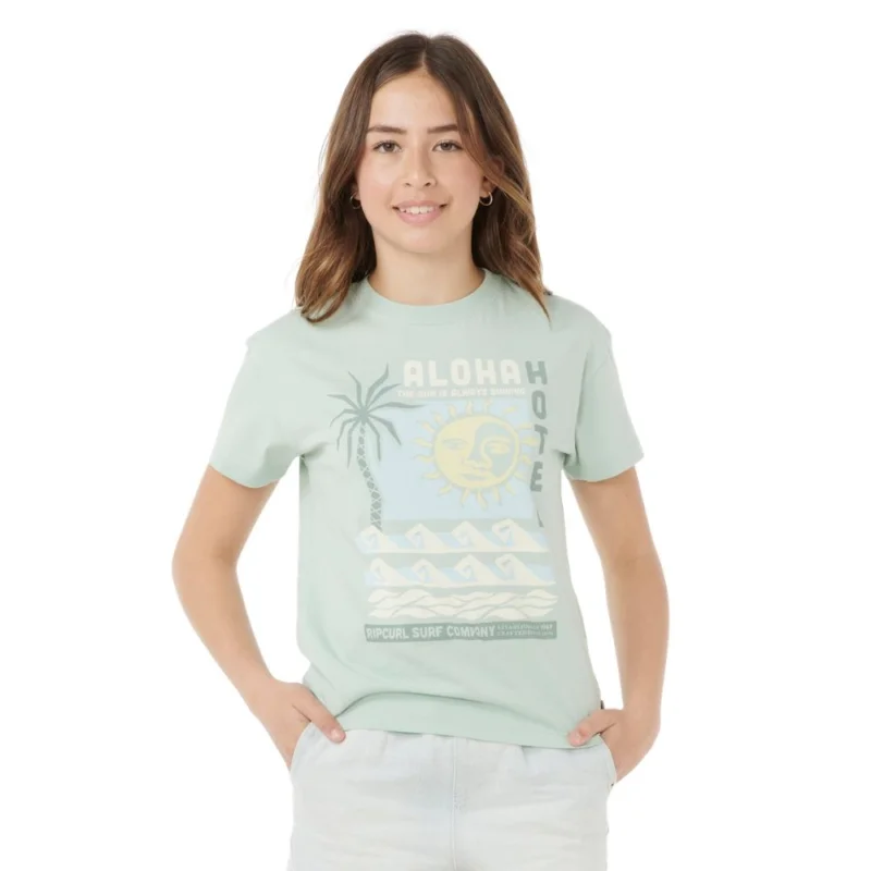 T-SHIRT RIP CURL ALOHA HOTEL RELAXED Produit De Marque