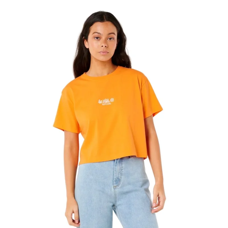 Promotion T-SHIRT RIP CURL TOKENS CROP