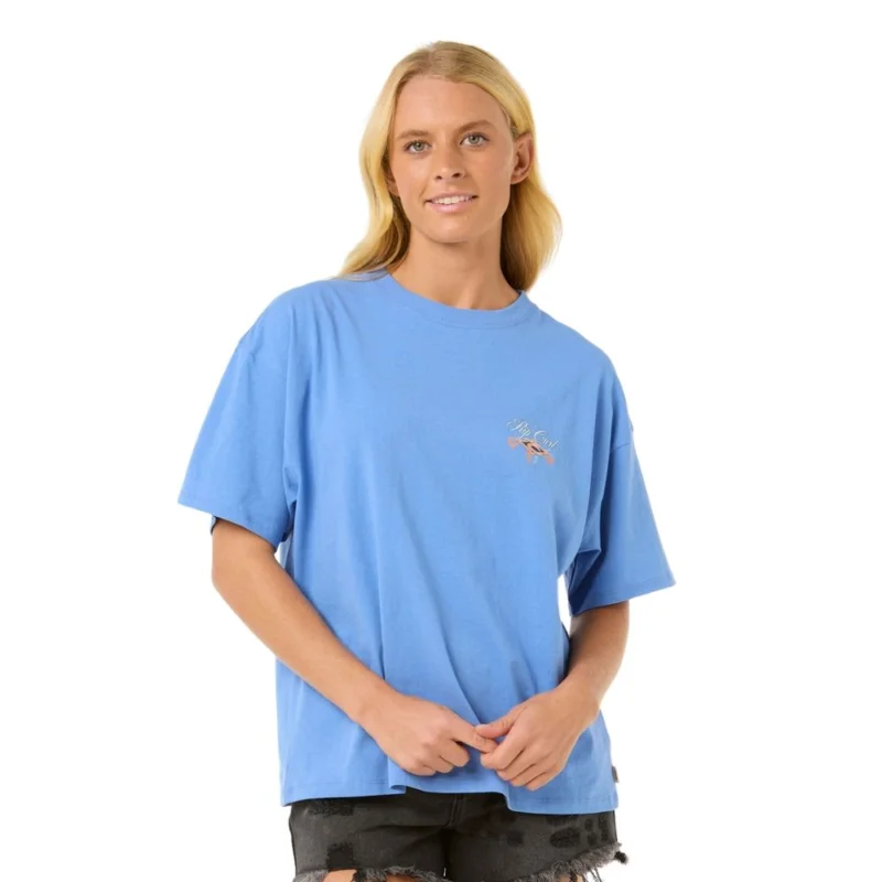 T-SHIRT RIP CURL HIBISCUS DIAMOND HERITAGE Seulement Aujourd'hui