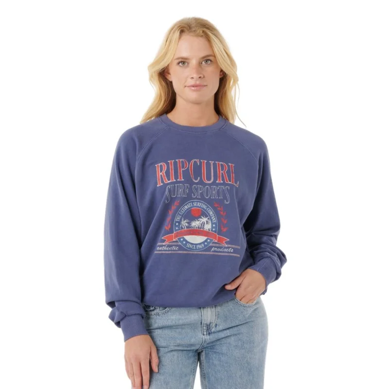 PULL RIP CURL SURF DEPT RELAXED RAGLAN Meilleure Vente