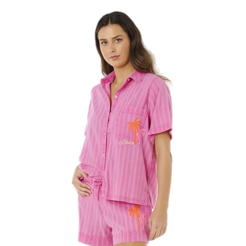 CHEMISE RIP CURL HOTEL MALIBU EMBROID Meilleur Choix